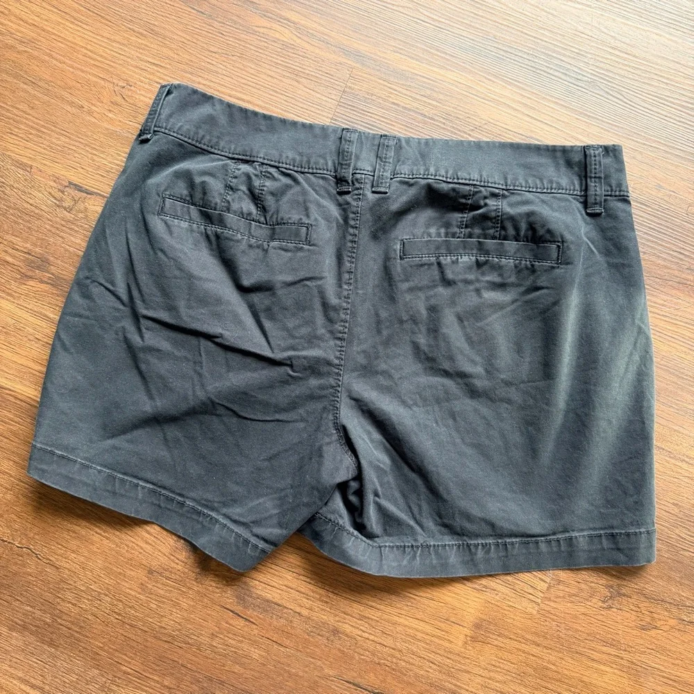 Old Navy Women's Black Cotton Blend Shorts